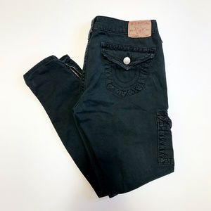 True Religion Women Krista Destroyed Cargo Jean 29